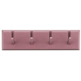Wall Row Hook Punch Free Coat Key Holder Door Hat Hanger for Bathroom Wall Door Decor(Dark Salmon )