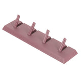 Wall Row Hook Punch Free Coat Key Holder Door Hat Hanger for Bathroom Wall Door Decor(Dark Salmon ) - Close-Up Angle