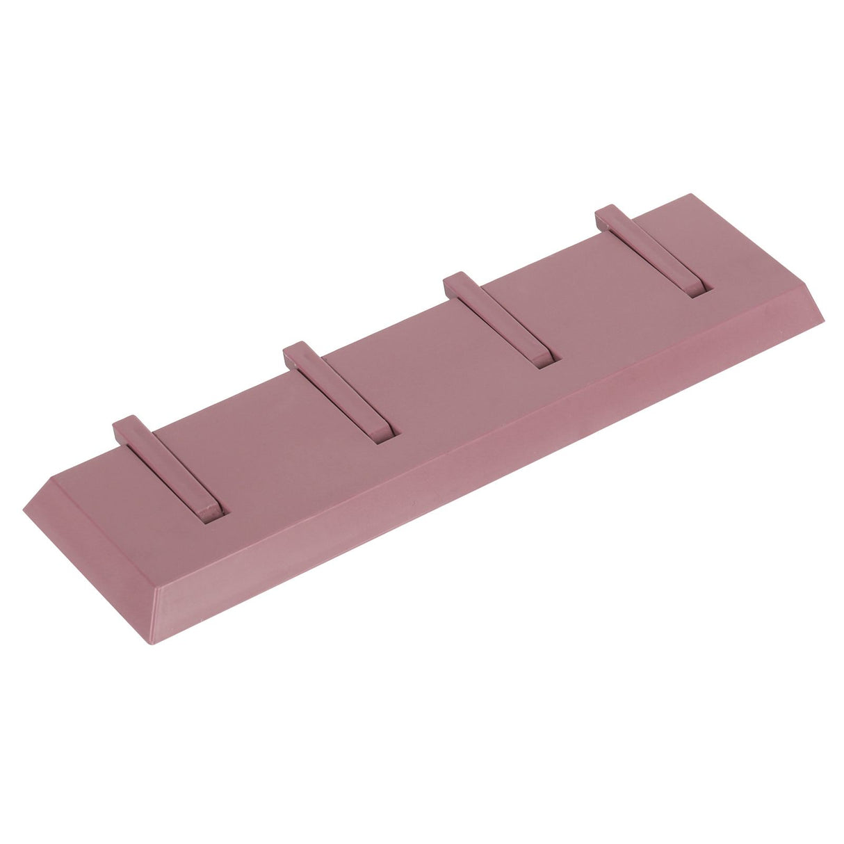 Wall Row Hook Punch Free Coat Key Holder Door Hat Hanger for Bathroom Wall Door Decor(Dark Salmon )