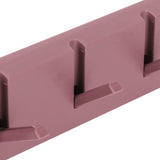 Wall Row Hook Punch Free Coat Key Holder Door Hat Hanger for Bathroom Wall Door Decor(Dark Salmon )