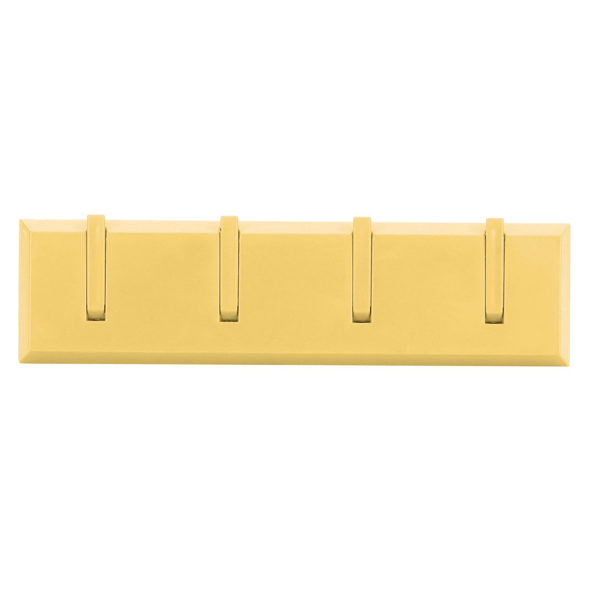 Wall Row Hook Punch Free Coat Key Holder Door Hat Hanger for Bathroom Wall Door Decor(Yellow )