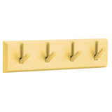 Wall Row Hook Punch Free Coat Key Holder Door Hat Hanger for Bathroom Wall Door Decor(Yellow )