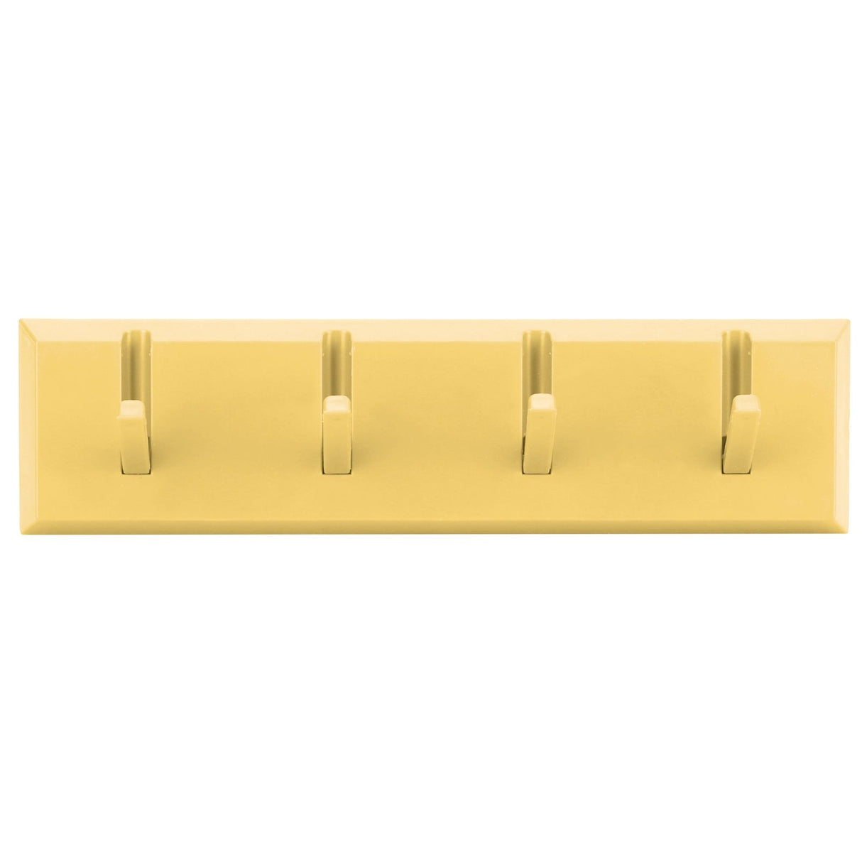 Wall Row Hook Punch Free Coat Key Holder Door Hat Hanger for Bathroom Wall Door Decor(Yellow )