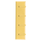 Wall Row Hook Punch Free Coat Key Holder Door Hat Hanger for Bathroom Wall Door Decor(Yellow ) - Extra Image