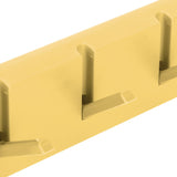 Wall Row Hook Punch Free Coat Key Holder Door Hat Hanger for Bathroom Wall Door Decor(Yellow )