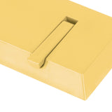 Wall Row Hook Punch Free Coat Key Holder Door Hat Hanger for Bathroom Wall Door Decor(Yellow )