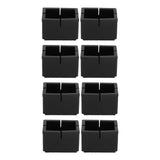 8PCS Silicone Chair Leg Caps Non Slip Table Foot Cover Floor Protector Furniture Leg Pads - Front View