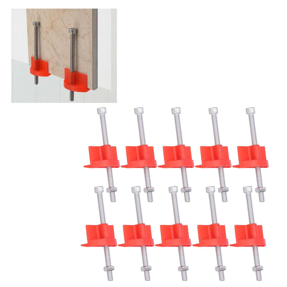 Wall Tile Locator Leveling System Regulator Height Lifter Leveler Adjuster Hand Tool