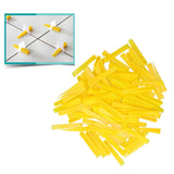 100PCS Wedges Tile Leveling System Ceramic Tile Leveler Floor Construction Tools - Extra Image