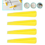 100PCS Wedges Tile Leveling System Ceramic Tile Leveler Floor Construction Tools - Extra Image