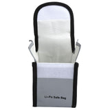 Li-Po Safe Bag Portable Fireproof Waterproof Document Money Valuables Storage Bag - Top-Down View