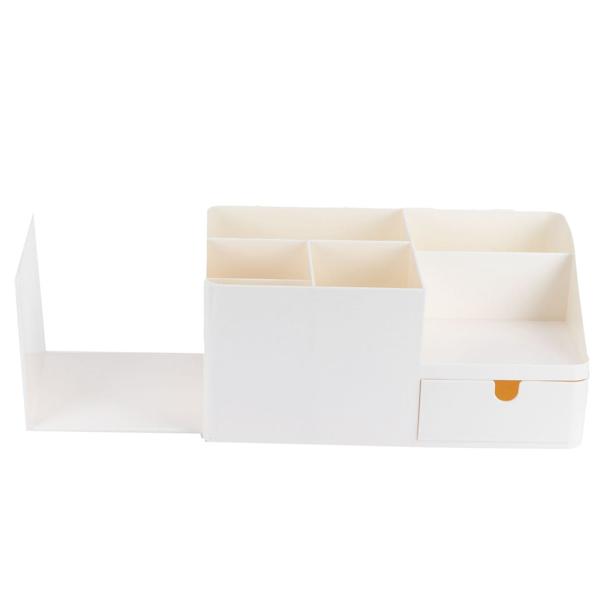Drawer Type Desk Storage Box Book Stand Stationery Remote Control Holder for Home Desktop