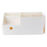 Drawer Type Desk Storage Box Book Stand Stationery Remote Control Holder for Home Desktop - 45-Degree Angle