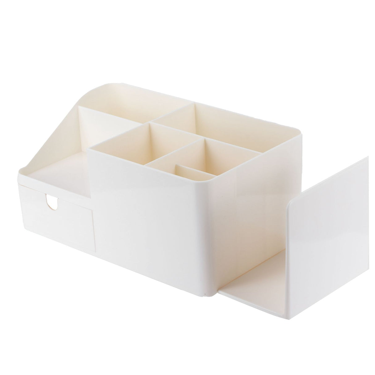 Drawer Type Desk Storage Box Book Stand Stationery Remote Control Holder for Home Desktop