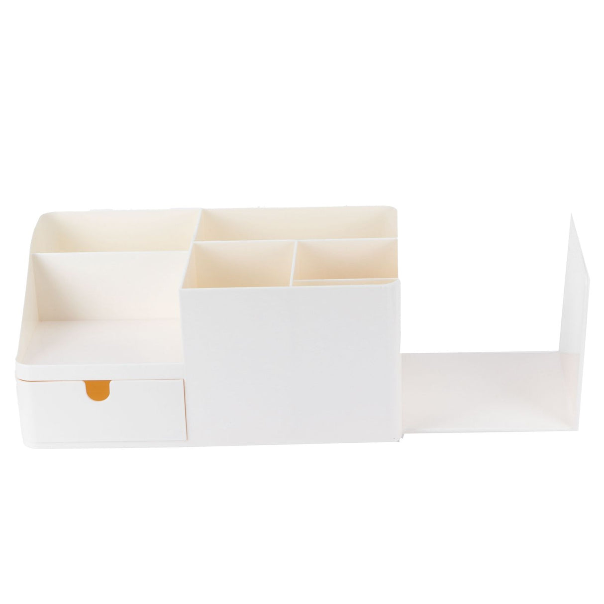 Drawer Type Desk Storage Box Book Stand Stationery Remote Control Holder for Home Desktop
