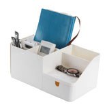 Drawer Type Desk Storage Box Book Stand Stationery Remote Control Holder for Home Desktop - Extra Image