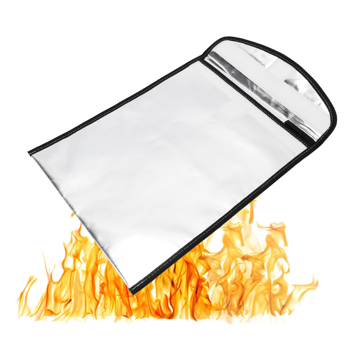 Fireproof Explosionproof Document Bag Portable Safe Bag Envelope Pouch for Home Use