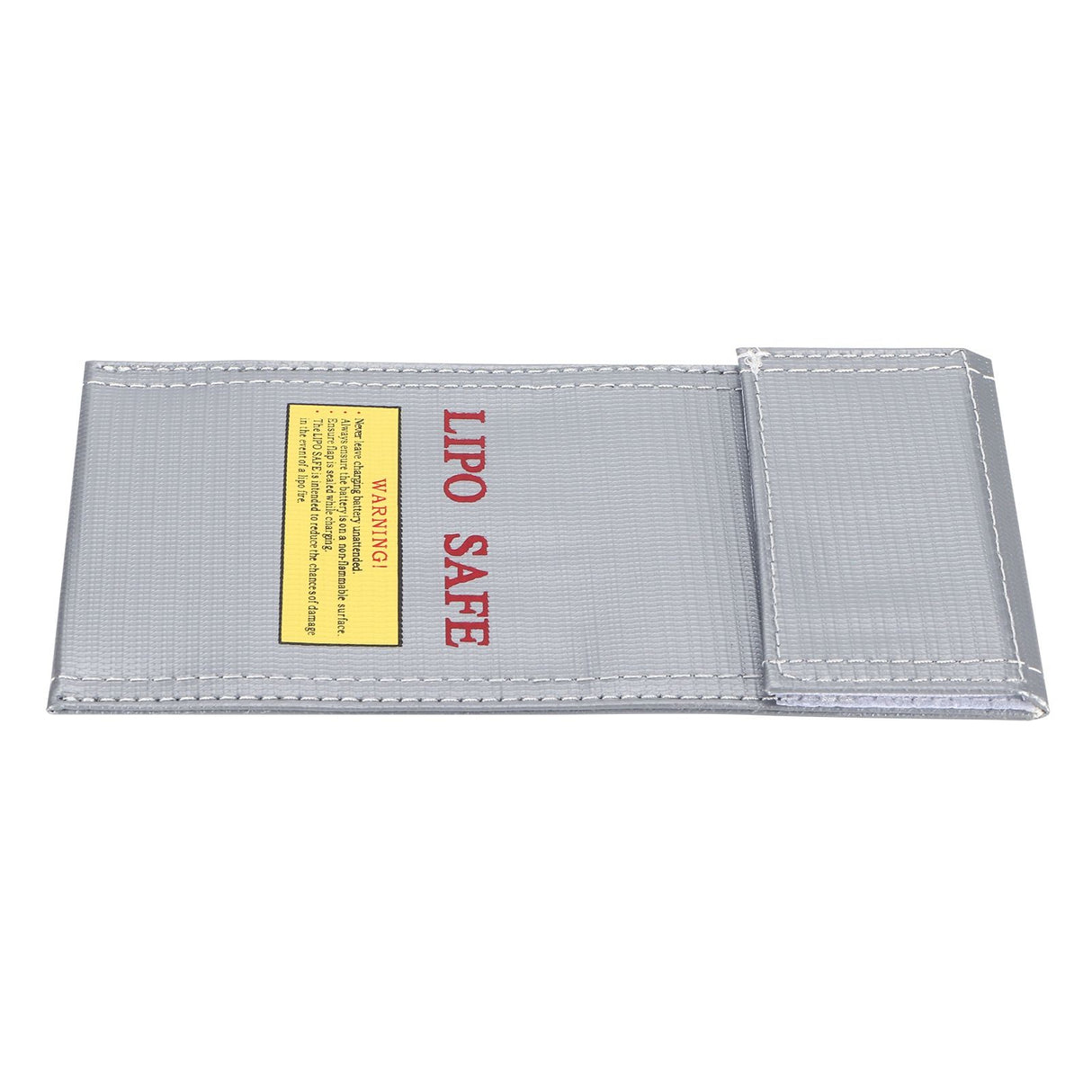 Lithium Ion Battery Safe Bag Fireproof Explosion Proof Storage Bag Protector 10x20cm