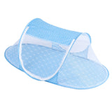 Folding Crib Netting Baby Bedding Portable Baby Mosquito Net for Children Summer Supplies - Close-Up Angle