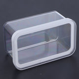 Butter Sealed Cutting Box Set Transparent Large Capacity Storage Box for Kitchen900ML