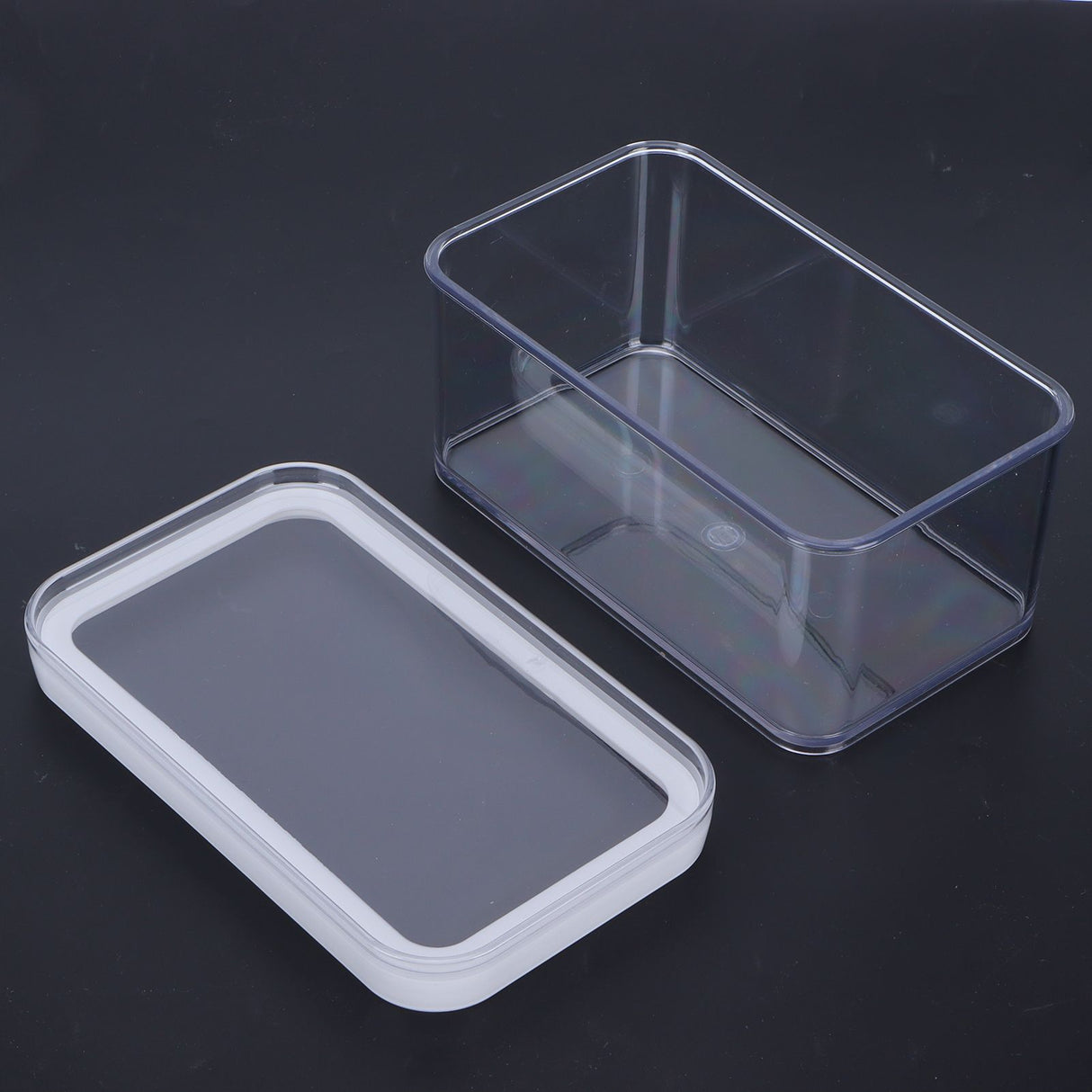 Butter Sealed Cutting Box Set Transparent Large Capacity Storage Box for Kitchen900ML