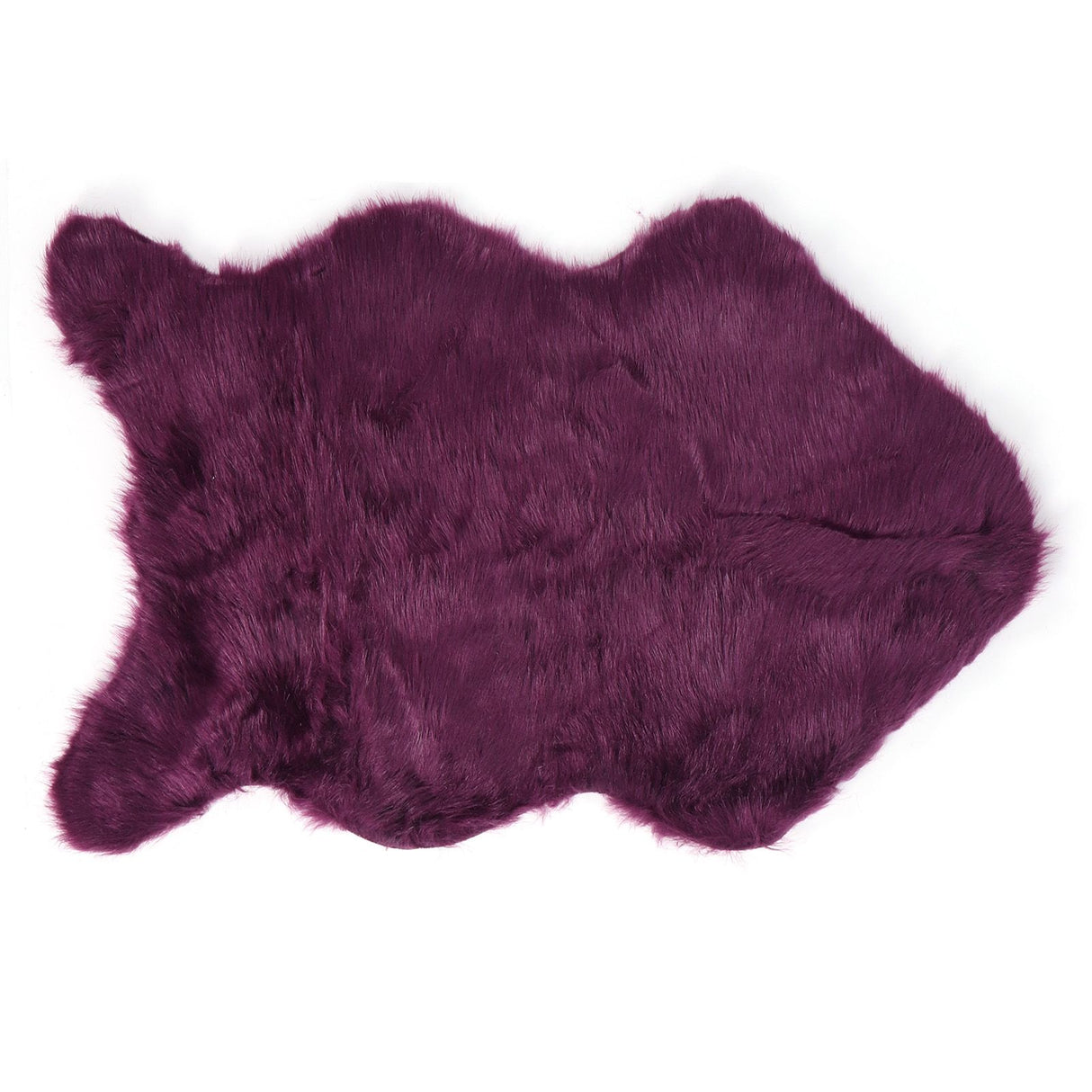 Faux Sheepskin Fur Rug Soft Carpet Area Rug for Bedroom Sofa Floor Living Room DecorPurple