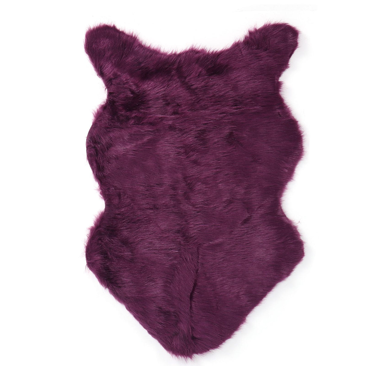 Faux Sheepskin Fur Rug Soft Carpet Area Rug for Bedroom Sofa Floor Living Room DecorPurple