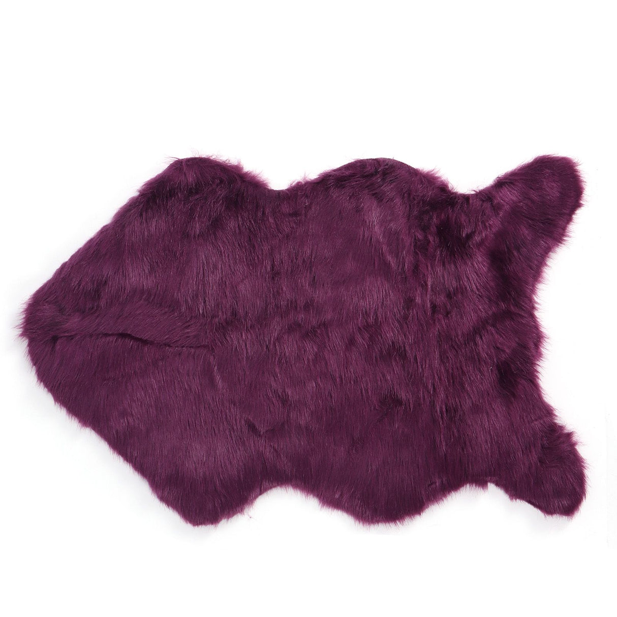 Faux Sheepskin Fur Rug Soft Carpet Area Rug for Bedroom Sofa Floor Living Room DecorPurple