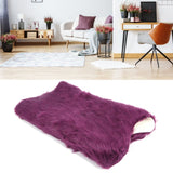 Faux Sheepskin Fur Rug Soft Carpet Area Rug for Bedroom Sofa Floor Living Room DecorPurple