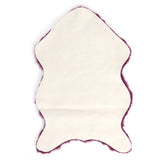 Faux Sheepskin Fur Rug Soft Carpet Area Rug for Bedroom Sofa Floor Living Room DecorPurple