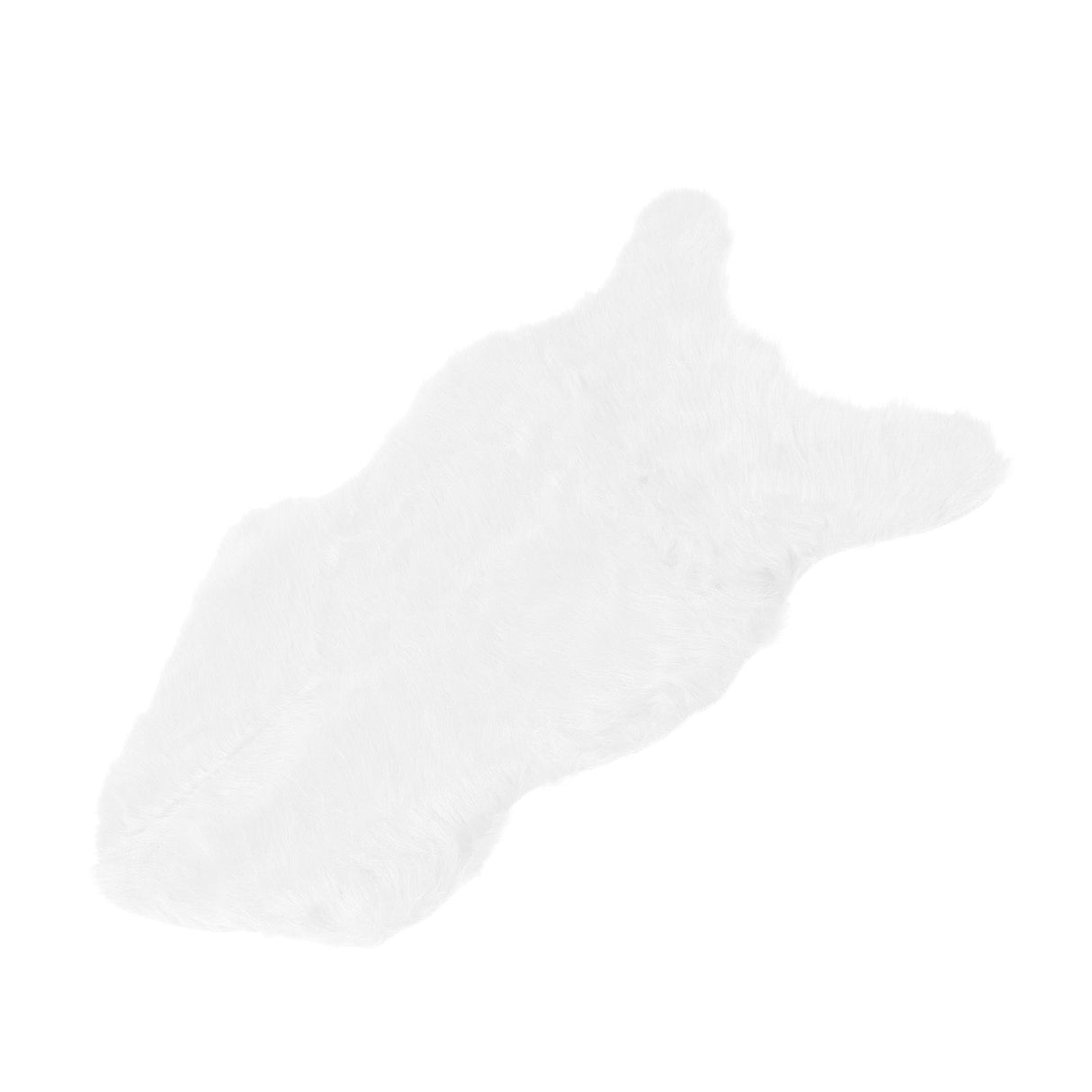 Faux Sheepskin Fur Rug Soft Carpet Area Rug for Bedroom Sofa Floor Living Room DecorWhite