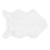 Faux Sheepskin Fur Rug Soft Carpet Area Rug for Bedroom Sofa Floor Living Room DecorWhite