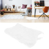 Faux Sheepskin Fur Rug Soft Carpet Area Rug for Bedroom Sofa Floor Living Room DecorWhite