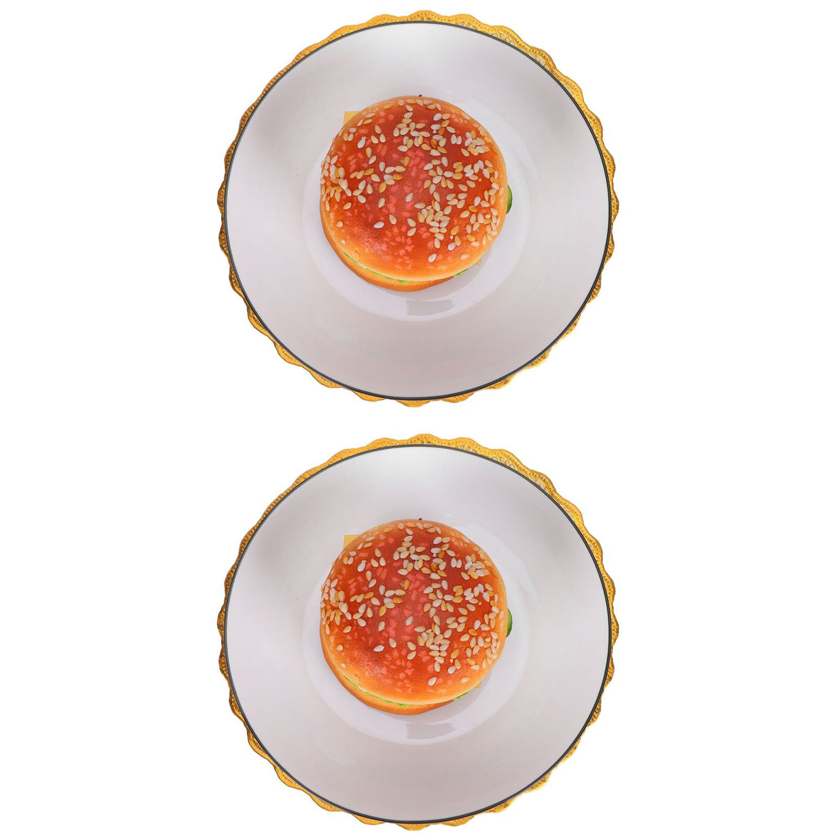2PCS 20x20cm Table Mats Gold Placemats Coffee Cup Mat Coaster for Wedding Party SuppliesType 02