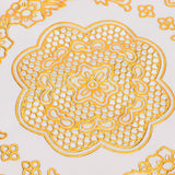 2PCS 30cmx30cm Table Mats Gold Dining Table Placemats for Wedding Party SuppliesStyle 01 - Extra Image