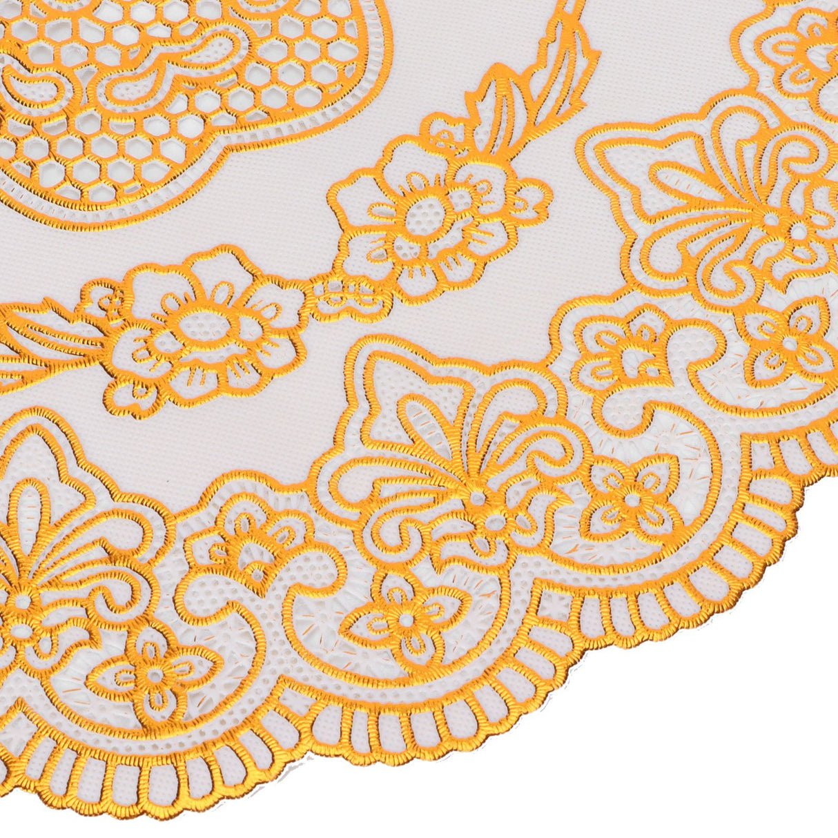 2PCS 30cmx30cm Table Mats Gold Dining Table Placemats for Wedding Party SuppliesStyle 01