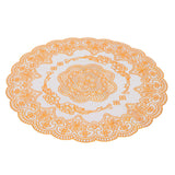 2PCS 30cmx30cm Table Mats Gold Dining Table Placemats for Wedding Party SuppliesStyle 01 - Extra Image