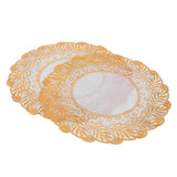 2PCS 30cmx30cm Table Mats Gold Dining Table Placemats for Wedding Party SuppliesStyle 02