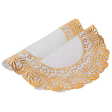 2PCS 30cmx30cm Table Mats Gold Dining Table Placemats for Wedding Party SuppliesStyle 02