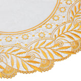 2PCS 30cmx30cm Table Mats Gold Dining Table Placemats for Wedding Party SuppliesStyle 02