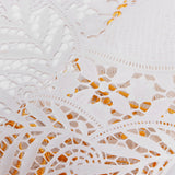 2PCS 30cmx30cm Table Mats Gold Dining Table Placemats for Wedding Party SuppliesStyle 02