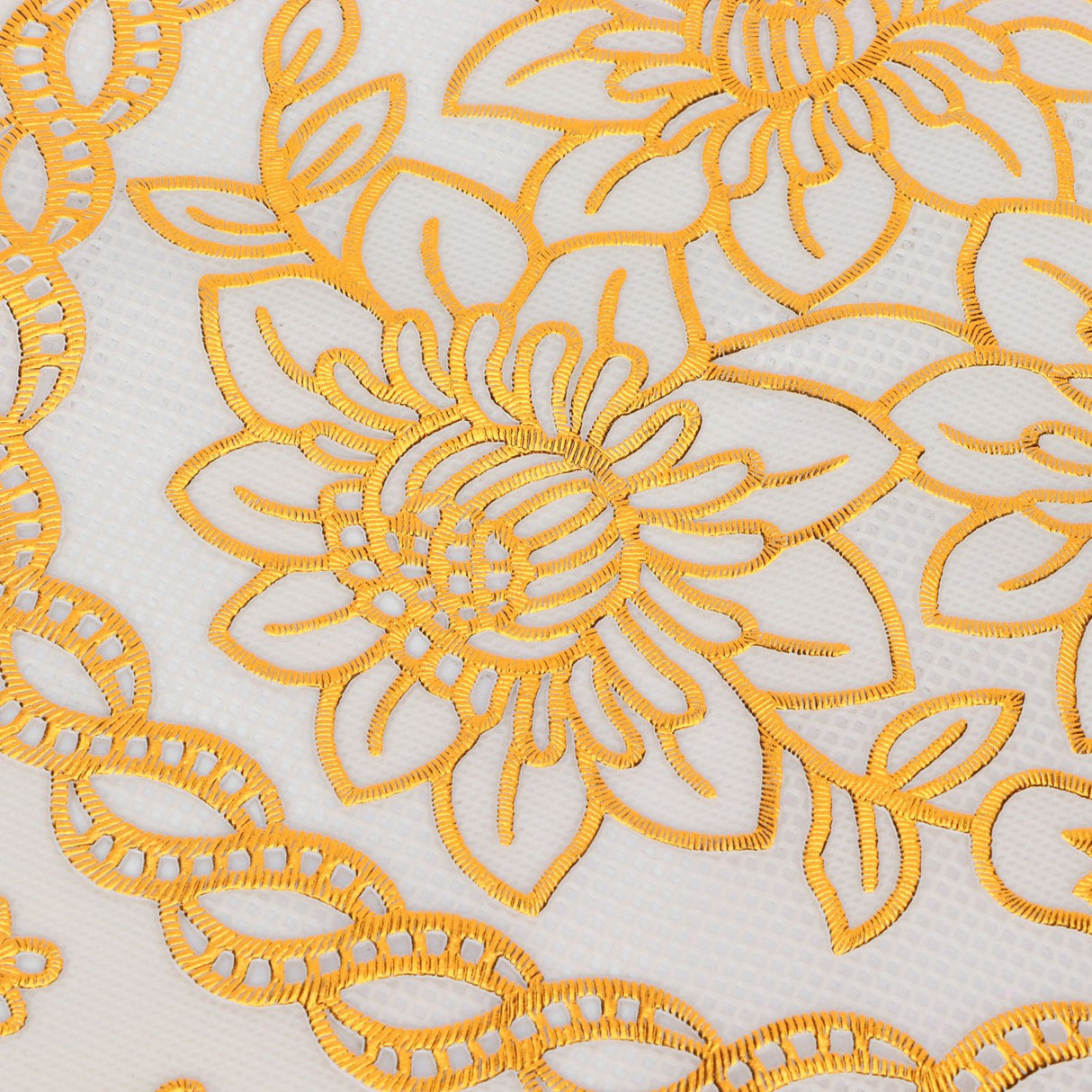 2PCS 30cmx30cm Table Mats Gold Dining Table Placemats for Wedding Party SuppliesStyle 03