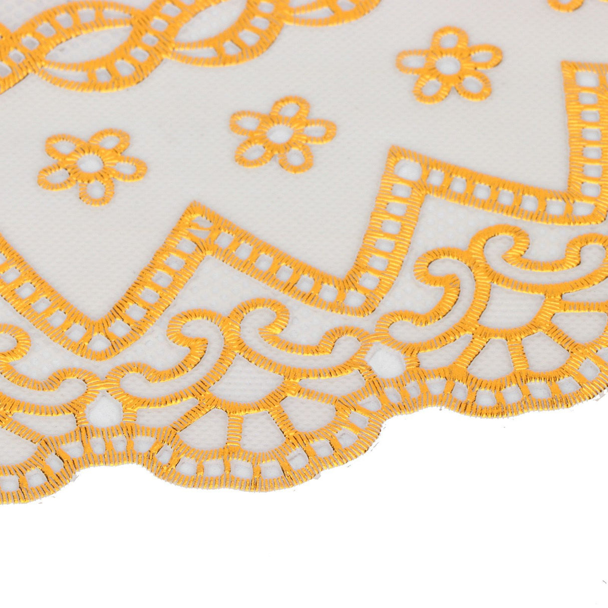 2PCS 30cmx30cm Table Mats Gold Dining Table Placemats for Wedding Party SuppliesStyle 03