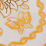 2PCS 30cmx45cm PVC Table Mat Gold Placemats Cup Coaster Pad Kitchen Wedding DecorationStyle 1 - Extra Image