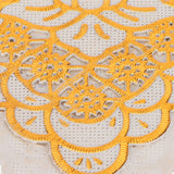 2PCS 30cmx45cm PVC Table Mat Gold Placemats Cup Coaster Pad Kitchen Wedding DecorationStyle 3 - Extra Image