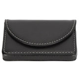 Business Name Card Case PU Leather Holder Organizer Gifts for Traveling BusinessBlack 033#