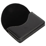 Business Name Card Case PU Leather Holder Organizer Gifts for Traveling BusinessBlack 033#