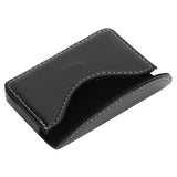 Business Name Card Case PU Leather Holder Organizer Gifts for Traveling BusinessBlack 033#