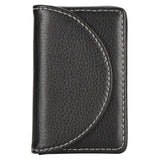 Business Name Card Case PU Leather Holder Organizer Gifts for Traveling BusinessBlack 033# - Extra Image
