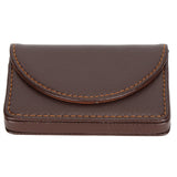 Business Name Card Case PU Leather Holder Organizer Gifts for Traveling BusinessCoffee 033#